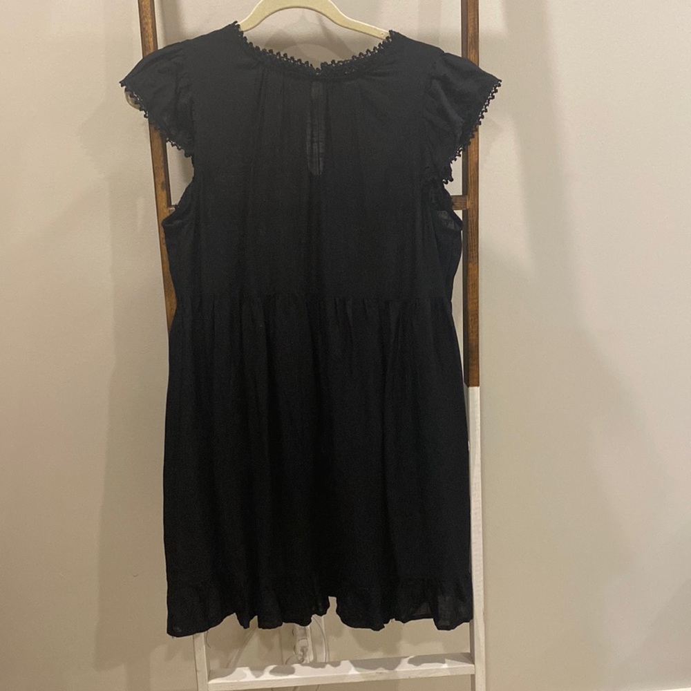 Wild fable black beach cover-up / sheer summer dress